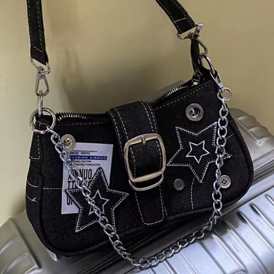 TÚI ĐEO CHÉO VAI DENIM FAIRY