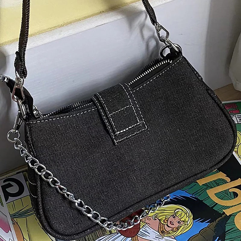 TÚI ĐEO CHÉO VAI DENIM FAIRY