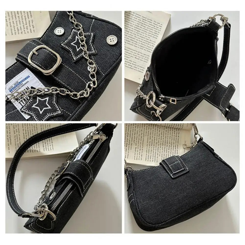 TÚI ĐEO CHÉO VAI DENIM FAIRY